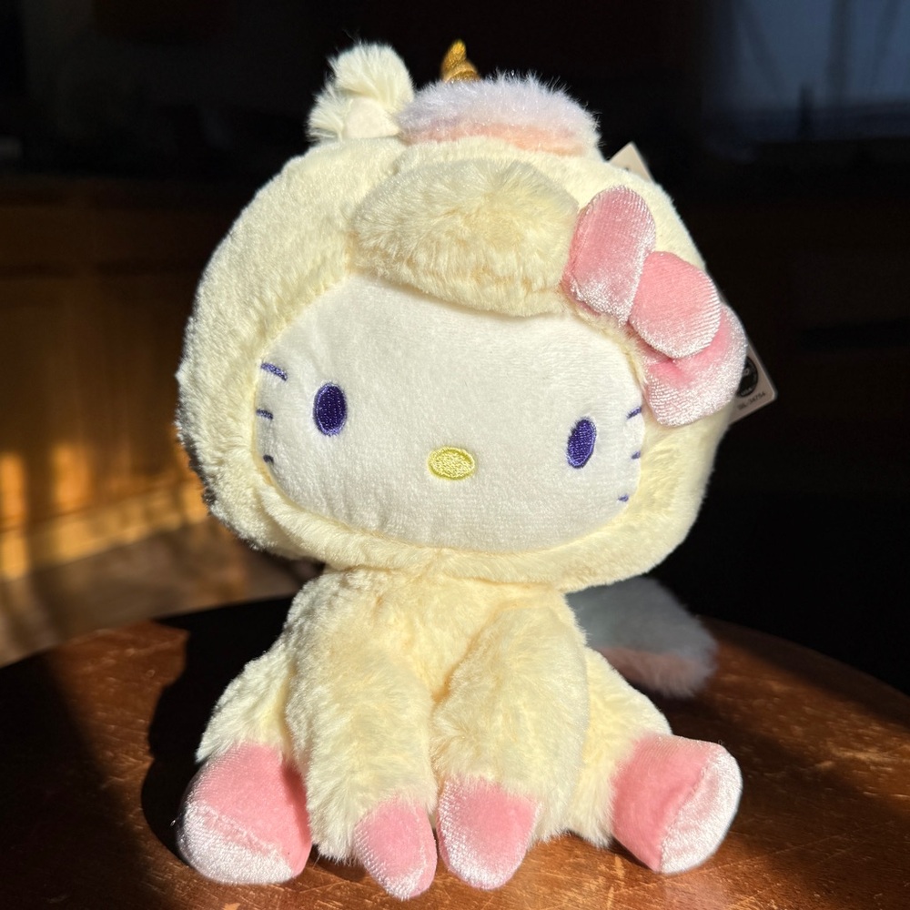 Gund Hello Kitty plush in Uniform outfit